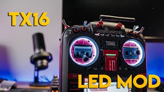 RadioMaster TX16S Gimbal led mod [upl. by Aicelet535]