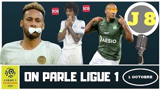 NEYMAR ENCHAINE SOS DEFENSE POUR LOM SAINTETIENNE AU TOP  ON PARLE LIGUE 1  01102018 [upl. by Gothar]