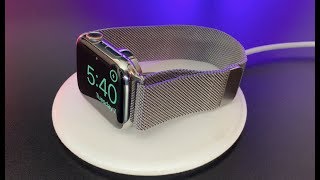 Official Apple Watch Stainless Steel Milanese LoopBand Review  ALL COLORS [upl. by Moguel]