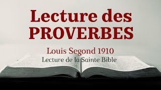 PROVERBES Bible Louis Segond 1910 [upl. by Garibald]