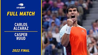 Carlos Alcaraz vs Casper Ruud Full Match  2022 US Open Final [upl. by Brina936]