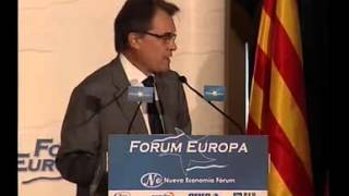 Fórum Europa con Artur Mas [upl. by Catina]