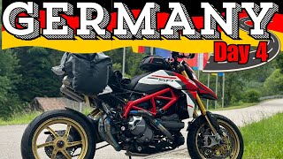 Black Forest Adventure Ducati Hypermotard 950 on Germanys Iconic B500  Day 4 [upl. by Alrick]