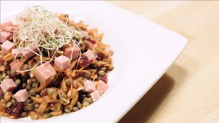 Ensalada de lentejas con Jamón Cocido Extra ElPozo BienStar  Receta Saludable [upl. by Grous611]