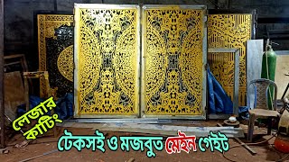 বাড়ির সামনের ডিজাইন মেইন গেইট  gate design main gate design door window siri railing price [upl. by Naujit661]