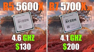 Ryzen 5 5600X vs Ryzen 7 5700X3D  Worth Upgrading [upl. by Haelak769]