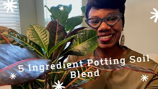 5 Ingredient DIY Potting Soil Blend  Worm Castings  Asiyahs Plant Life [upl. by Cardie]