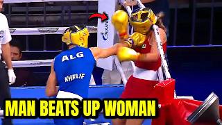 Biological Male DESTROYS Female Boxer in Paris Olympics [upl. by Englis]