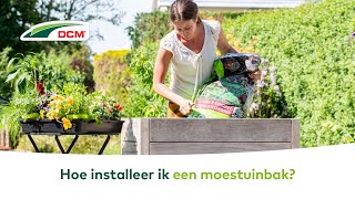 MOESTUIN  Hoe een moestuinbak installeren [upl. by Hoskinson683]