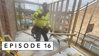 Timber framing the first floor extension  The Home Extension  Episode 16 [upl. by Llednik36]