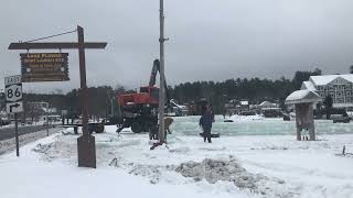 Saranac Lake Winter Carnival Ice Palace 2023 [upl. by Skoorb326]