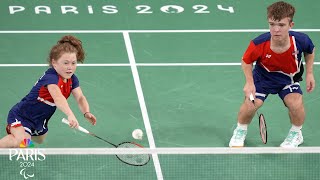 Krajewski and Simon earn historic first badminton medal for USA in gold medal match  NBC Sports [upl. by Caril]