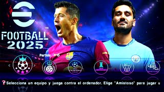 EFOOTBALL PES 2025 PPSSPP TRANSFERÊNCIAS COMPLETAS KITS 2425 ÚLTIMA ATUALIZAÇÃO GRÁFICOS REALISTAS [upl. by Naihtniroc]