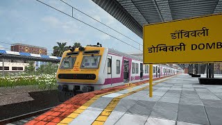 Dombivli to Kalyan local in new train game gameplay foryou trending radangamedevelopers [upl. by Bellamy]