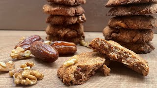 Easy Date Cookies Recipe without sugar and flour [upl. by Nede]