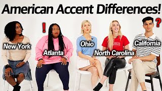 Americans were Shocked by 5 Different States Accents CaliforniaAtlantaNYNorth CarolinaOhio [upl. by Oswal]