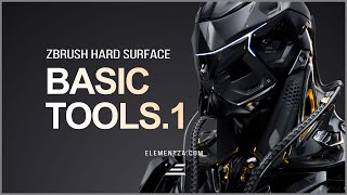 ZBrush Hard Surface Basic Tools Part One [upl. by Nyra]