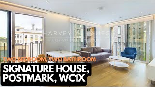 INSIDE this Two Bedroom Two Bathroom Apartment in Signature House Postmark WC1X  Harvey W James [upl. by Drud]