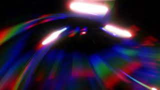 Party Disco Spinning Ring Lights Prism Rainbow Effect Loop 4K Long Screensaver Wallpaper Background [upl. by Hairabez]