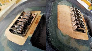 ESP Floyd Rose to Hardtail Conversion  Part Four [upl. by Epillihp]