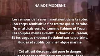 Naïade moderne  Renée Vivien lu par Yvon Jean [upl. by Saville]