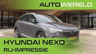 Waterstofauto Hyundai Nexo wintertest door Andreas Pol Autowereld [upl. by Nylrebmik]