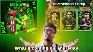 Whats Coming on Thursday  Efootball Malayalam  HAZARDINHO [upl. by Sucramaj701]