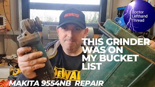 Restoring a Makita 9554NB Angle Grinder to LikeNew [upl. by Hazelton]