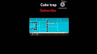 Cube trap in geometry dash  geometrydash gd gaming trending wow [upl. by Niasuh796]