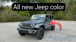 2024 Jeep Wrangler Sahara “Anvil” Walkaround [upl. by Araik]