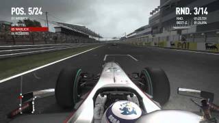 Lets Play F1 2010 241 GERMAN [upl. by Ahsiemak]