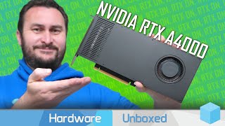 Nvidia RTX A4000 Worth Buying Gaming Benchmark Review [upl. by Mcarthur]