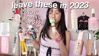 ⭐️ OVERRATED products rightfully DEINFLUENCING you for 2024  tiktok viral skincare amp makeup [upl. by Bonina]