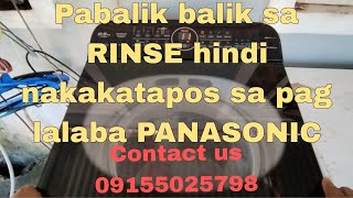 Pabalik balik sa RINSE hindi nkakatapos sa pag spin dry panasonic Automatic washing [upl. by Ninon]