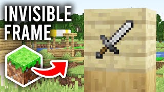 How To Get Invisible Item Frame In Minecraft  Full Guide [upl. by Idieh593]