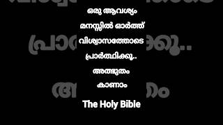 ഒരു ആവശ്യം മനസ്സിൽ ഓർത്ത് വിശ്വാസത്തോടെ പ്രാർത്ഥിക്കൂ അത്ഭുതം കാണാംmiracle prayer [upl. by Jillane521]