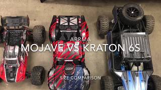 Arrma Mojave Vs Kraton 6s size comparison [upl. by Yroc313]