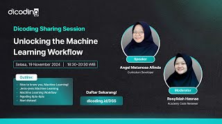 Dicoding Sharing Session Unlocking the Machine Learning Workflow [upl. by Ailadi]