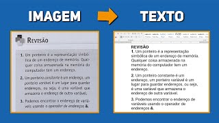 COMO TRANSFORMAR IMAGEM EM TEXTO Rápido fácil e grátis [upl. by Torey]