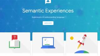 Semantic Experiences  quotTalk to Booksquot and Semantris [upl. by Eldoria]