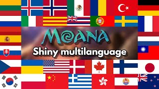 Moana Shiny Multilanguage in 32 Languages  2023 [upl. by Bred]