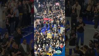 Warriors fans give Klay Thompson a standing ovation in his return to the Bay  DLLS Sports [upl. by Hannad85]