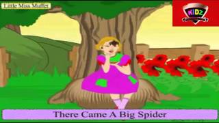 Little Miss Muffet Nursery Rhymes Video amp Lyricsmp4 [upl. by Ulrich509]