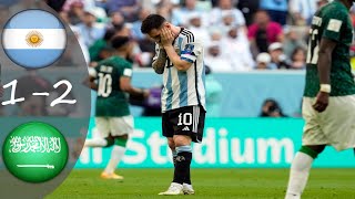 Argentina vs Saudi Arabia 12 World Cup 2022 Extended Highlights Arabic Commentary 🔥🔥worldcup [upl. by Nelie904]