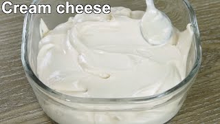 Homemade Cream Cheese Recipe  How to make Cream Cheese at Home [upl. by Garcon840]