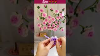 🌺VERY SIMPLE WAY🌺 to make flowers from pipe cleaner flowers diyflowersdiy florist tips [upl. by Jaquelyn]