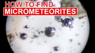 How to find Micrometeorites on the Roof of your House  Magnetic Games [upl. by Andrej]