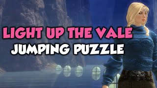 Guild Wars 2 Light Up the Vale Jumping Puzzle MASTERY POINT [upl. by Hopfinger]