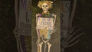 Mardi Gras legends are here at the Skeleton House in New Orleans for Halloween halloween shorts [upl. by Alcus]