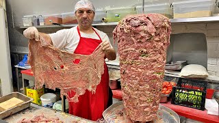 How to Make Doner Kebab  This Master Prepares Doner Kebab With Amazing Skills [upl. by Granger276]